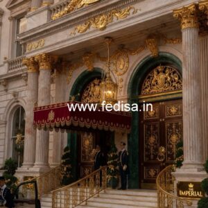 Luxury Hotel Exterior with Glass Facade No-2222
