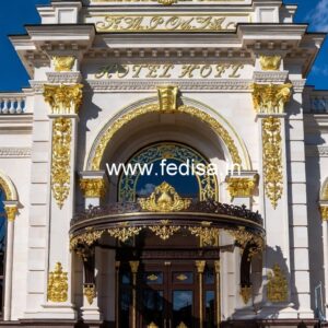 Modern Hotel Facade Design with Luxury Style No-2231