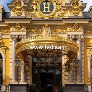 Luxury Hotel Exterior with LED Lighting No-2256