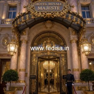 Premium Hotel Elevation with Modern Facade No-2261