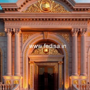Luxury Hotel Exterior with Stone Cladding No-2277