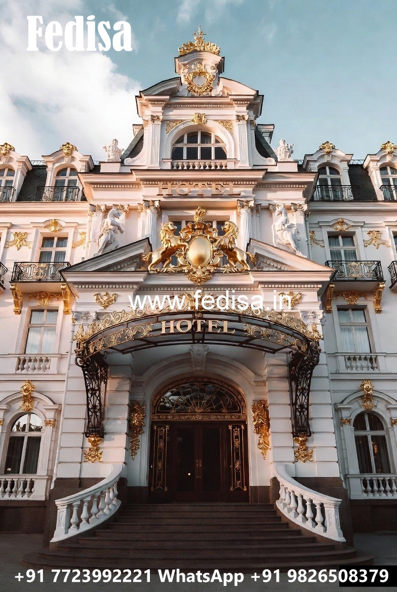 Luxury Resort Elevation with Elegant Lighting No-2290
