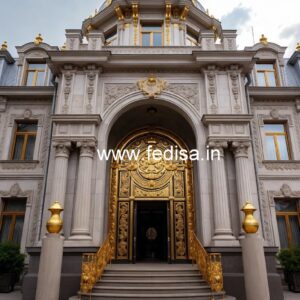 Luxury Hotel Elevation with Modern Windows No-2298
