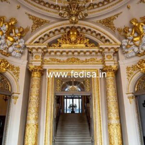 Luxury Hotel Elevation with Artistic Elements No-2304