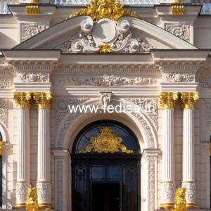 Luxury Resort Exterior with Artistic Facade No-2322