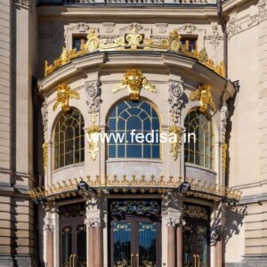 Luxury Hotel Elevation with Unique Exterior Style No-2369