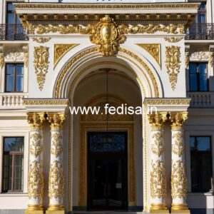 Luxury Hotel Exterior with Decorative Architecture No-2371