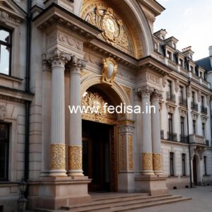 Luxury Hotel Exterior with Premium Facade Finish No-2375