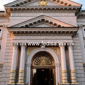 Luxury Hotel Elevation with Grand Entrance No-2389