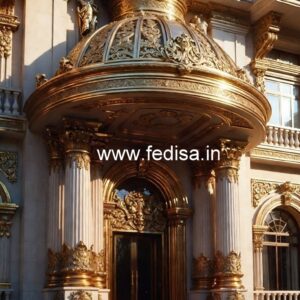 Luxury Hotel Exterior with Creative Architecture No-2394
