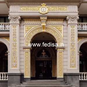 Stylish Hotel Front Gate Design for Luxury Hotels No-2405