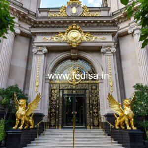 Modern Hotel Front Entrance Gate Design Concepts No-2412