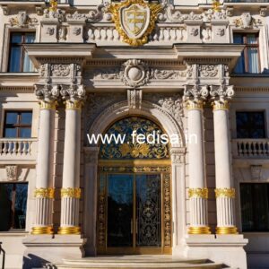 Decorative Hotel Gate Design for Modern Buildings No-2417