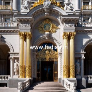 Hotel Entrance Gate Design with Contemporary Appeal No-2422