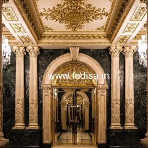 Grand Resort Entrance Gate Design with Lighting No-2427