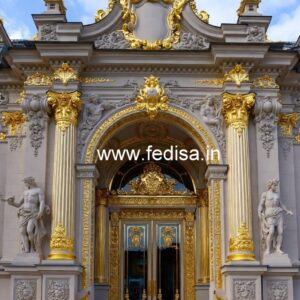 Elegant Resort Entrance Gate Design for Modern Hotels No-2432