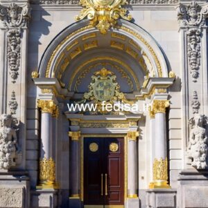 Hotel Entrance Gate Design with Royal Look No-2433
