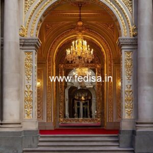 Luxury Hotel Main Gate Design with LED Lighting No-2443