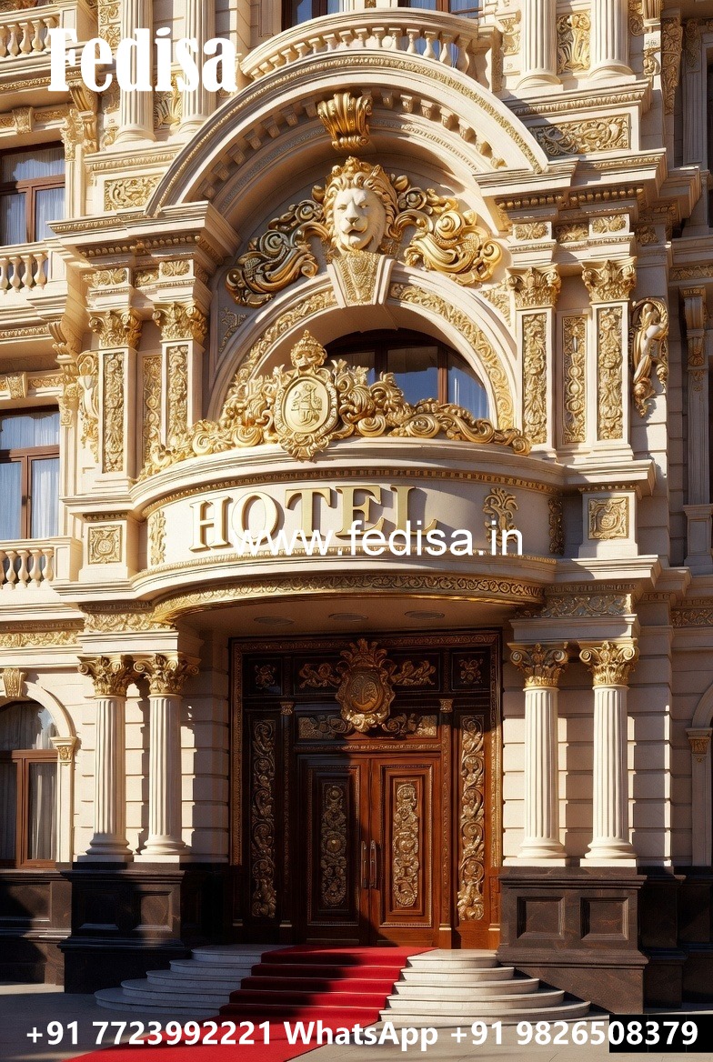Hotel Entrance Gate Design for Modern Commercial Spaces No-2445