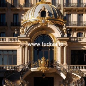 Elegant Hotel Gate Design with Modern Finishing No-2453
