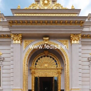 Hotel Entrance Gate Design with Stone Cladding No-2465