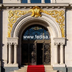 Resort Hotel Entrance Gate Design with Water Features No-2468