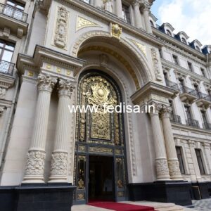 Contemporary Hotel Gate Design for Elegant Exterior No-2469