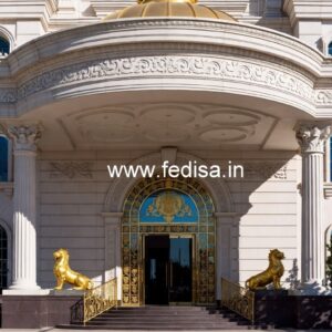 Modern Luxury Hotel Exterior Gate Design No-2483