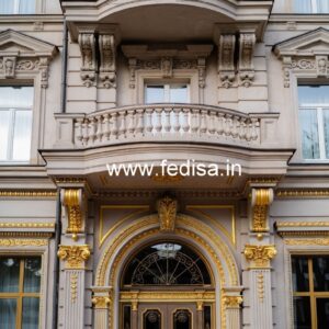 Hotel Entrance Gate Design with Premium Exterior Finish No-2497