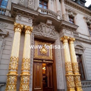 Elegant Hotel Front Gate Design with Modern Look No-2498