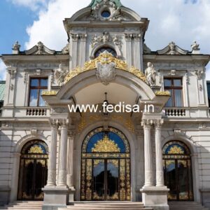 Contemporary Hotel Elevation Design with Luxury Style No. 2504