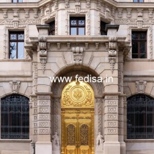 Hotel Exterior Elevation Design with Premium Lighting No-2536