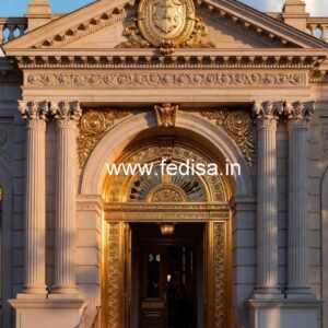 Luxury Hotel Elevation Design with Royal Look No-2538