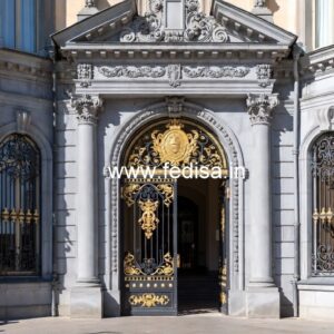 Hotel Elevation Design with Contemporary Exterior No-2541