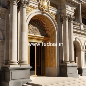 Hotel Front Elevation Design for Luxury Hospitality No-2549