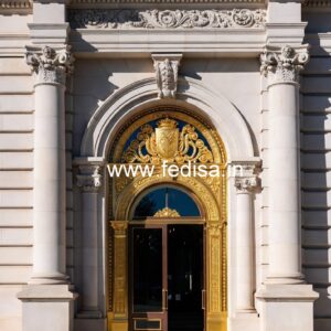 Hotel Elevation Design with Premium Materials No-2551
