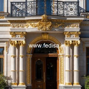 Premium Hotel Exterior Elevation for Urban Projects No-2559