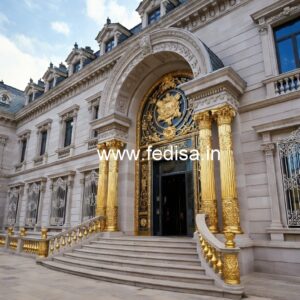 Luxury Hotel Architecture Front View Design No-2560