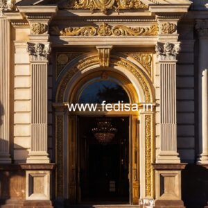 Modern Hotel Elevation Design with Luxury Facade No-2569