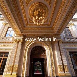 Hotel Elevation Design with Modern Structural Style No-2573