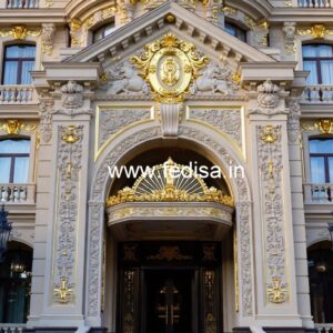 Hotel Building Front Design No-2607