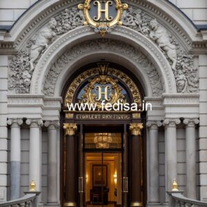 Stylish Luxury Hotel Elevation Architecture No-2816