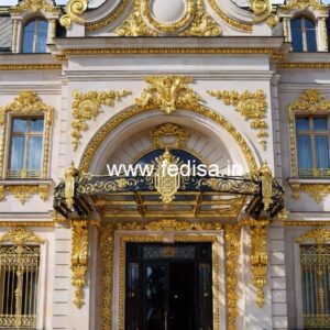 Luxury Hotel Front View Elevation Designs No-2817