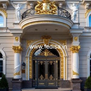 Luxury Hotel Facade with Modern Lighting No-2820