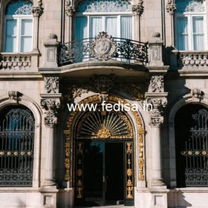 Modern Luxury Resort Front Elevation No-2826