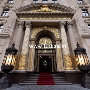 Luxury Hotel Exterior with Elegant Finish No-2835