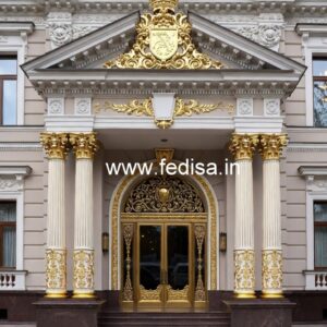 Luxury Hotel Exterior with Marble Finish No-2851