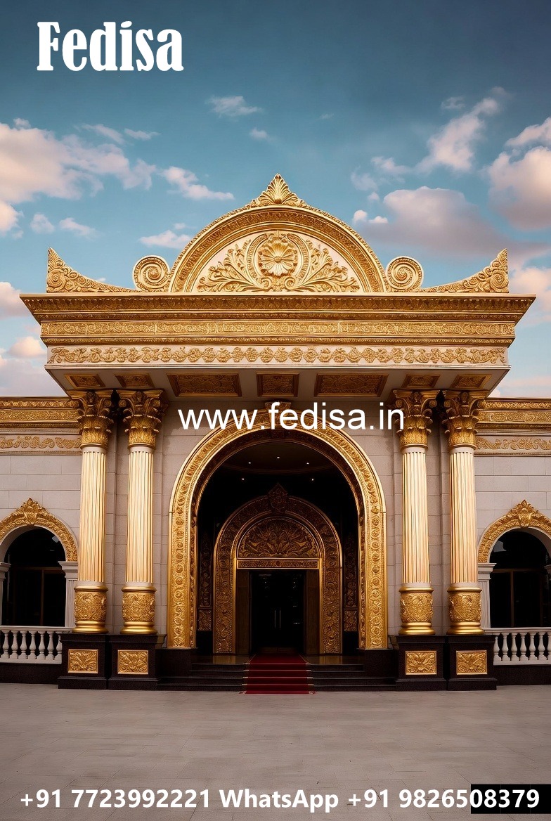 Premium Hotel Elevation with Modern Facade No-2861