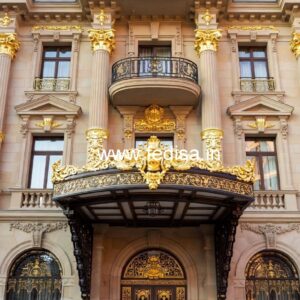 Luxury Hotel Front Facade Architecture No-2864