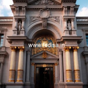Premium Hotel Exterior with Artistic Style No-2870
